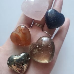 Mini crystal heart bundle